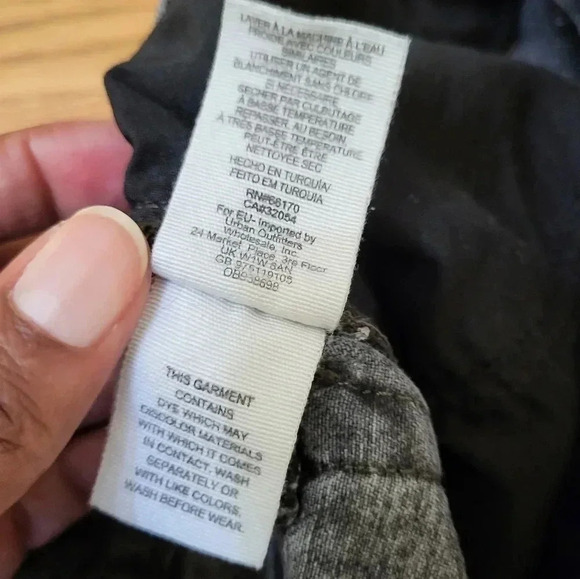 We the Free Free People Black Heavily Distressed Straight Raw Hem Mom Jeans(28) - Picture 13 of 13